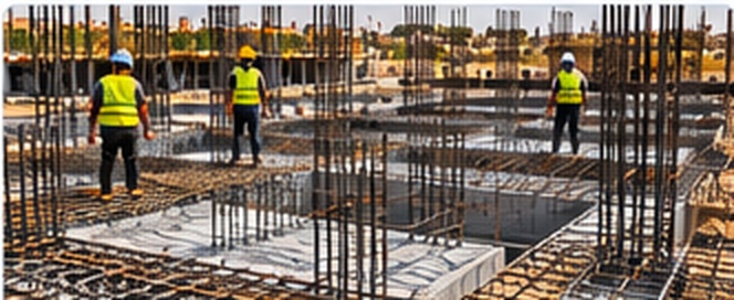 Representative slab construction project