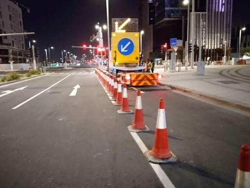 Temporary traffic management arrow board