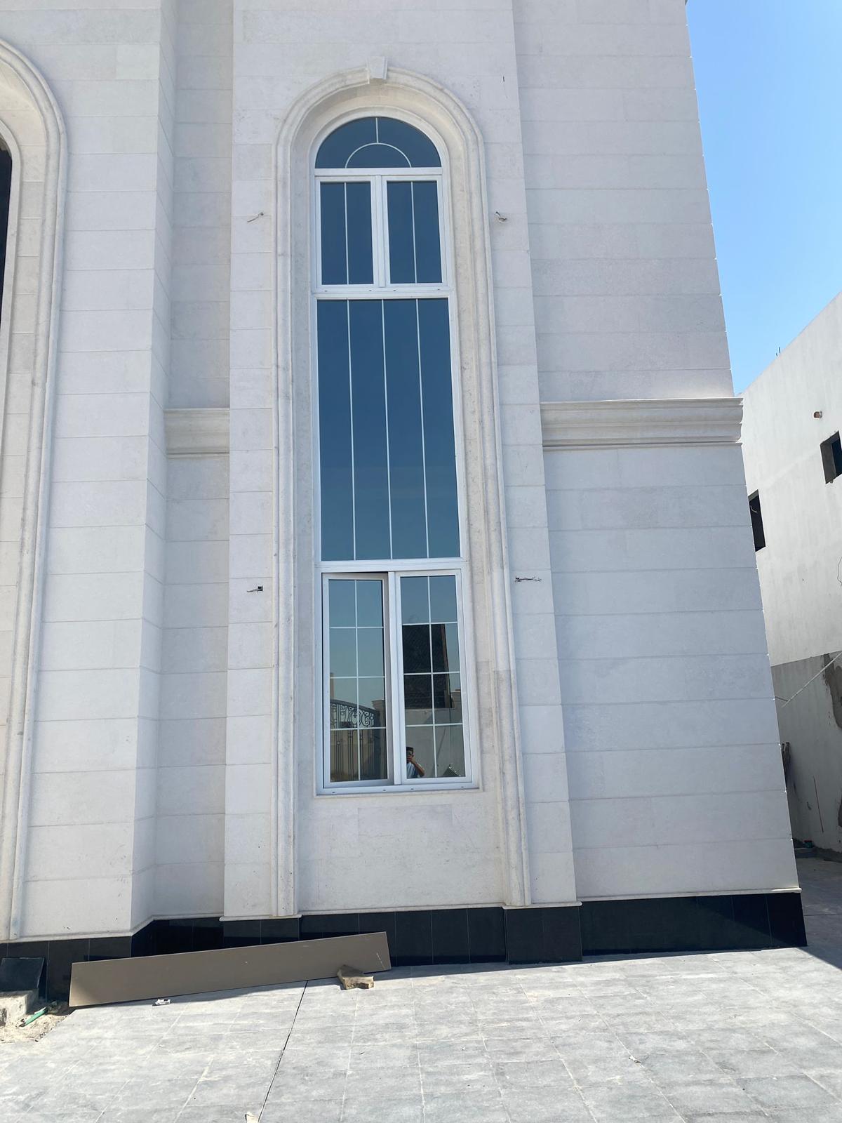 Architectural window installation